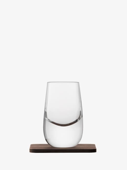 Whiskey Shot Glass & Coast Set of 2