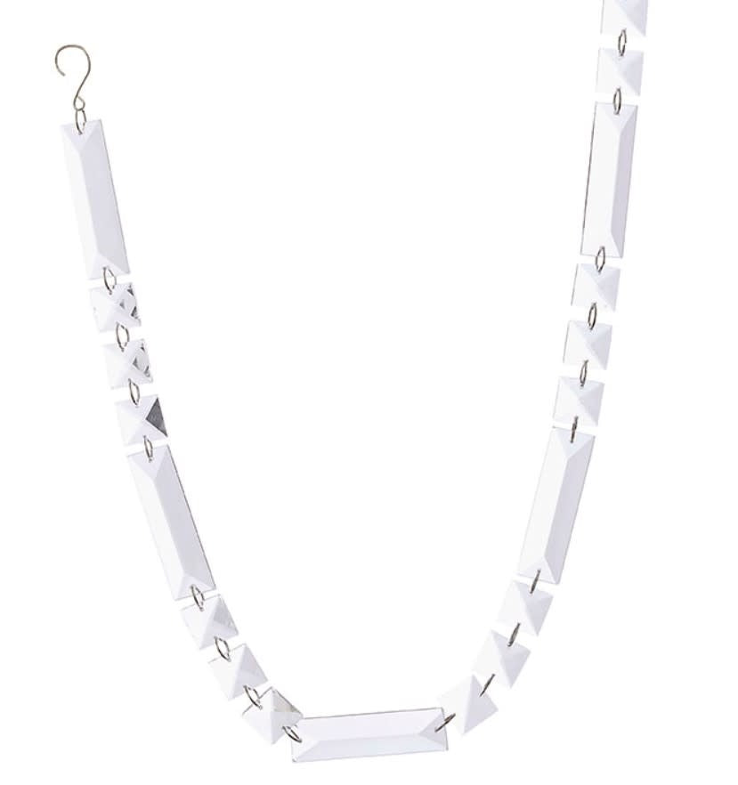 Square Crystal Garland 6'