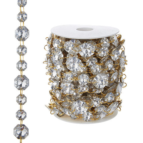 Gold and Jewel Crystal Garland | 10y