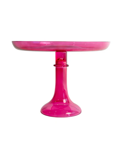 Estelle Colored Glass Cake Stand |