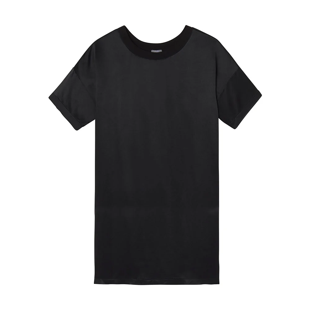 Stoney Satin Crew Neck Dress |