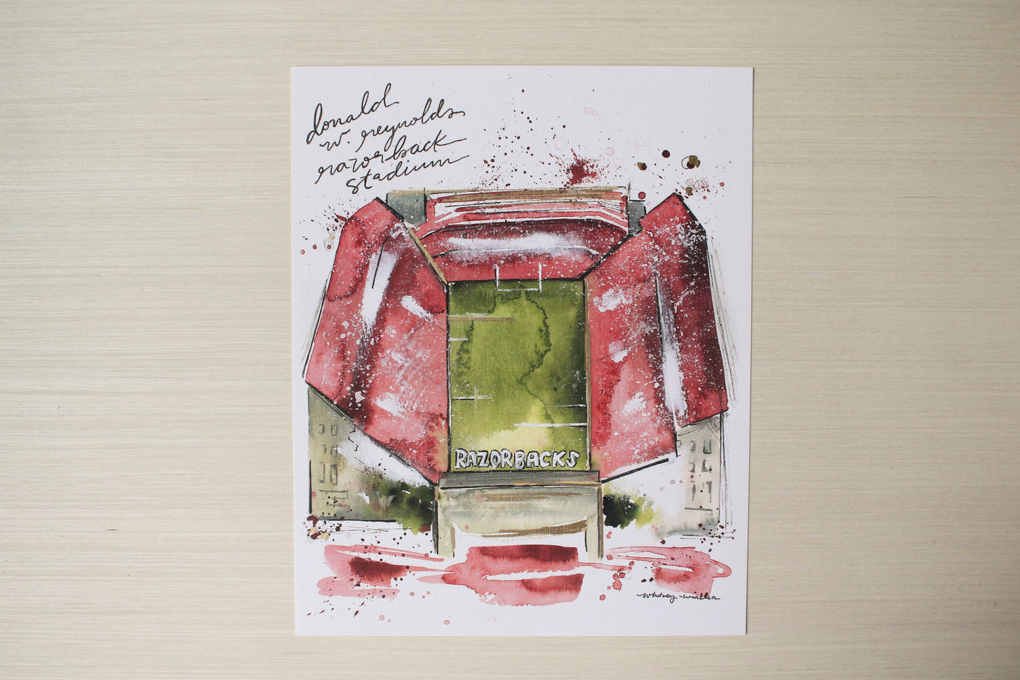 Whitney Winkler Stadium Print