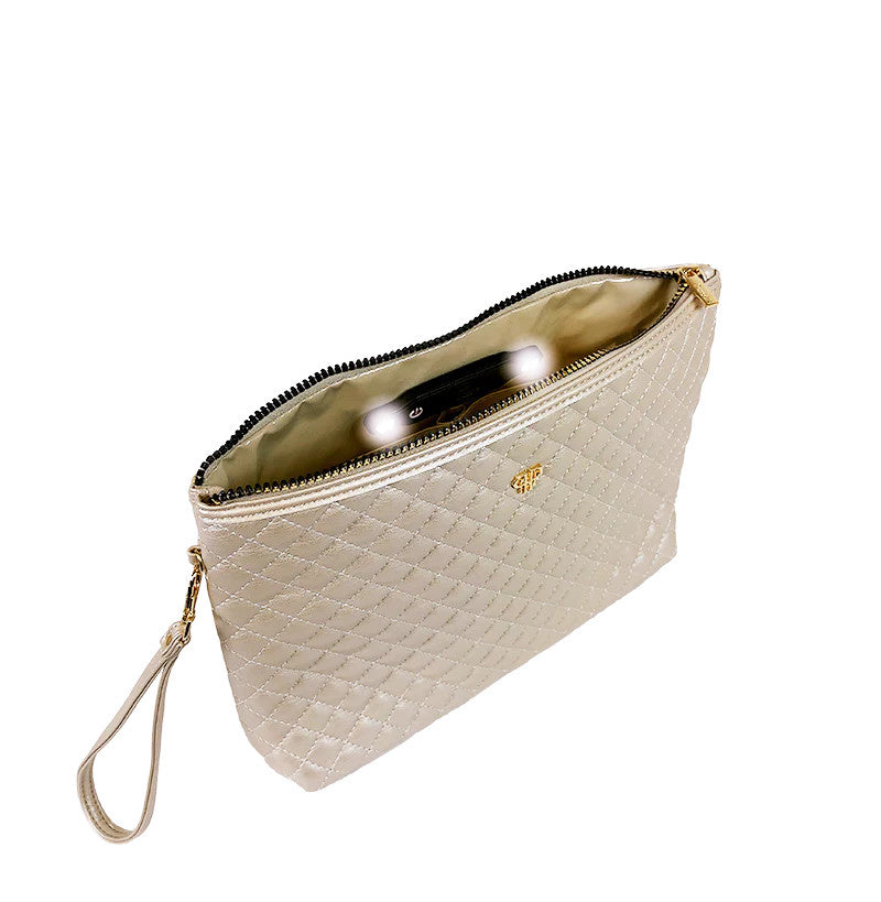 Litt Makeup Case | Pearl Qulited
