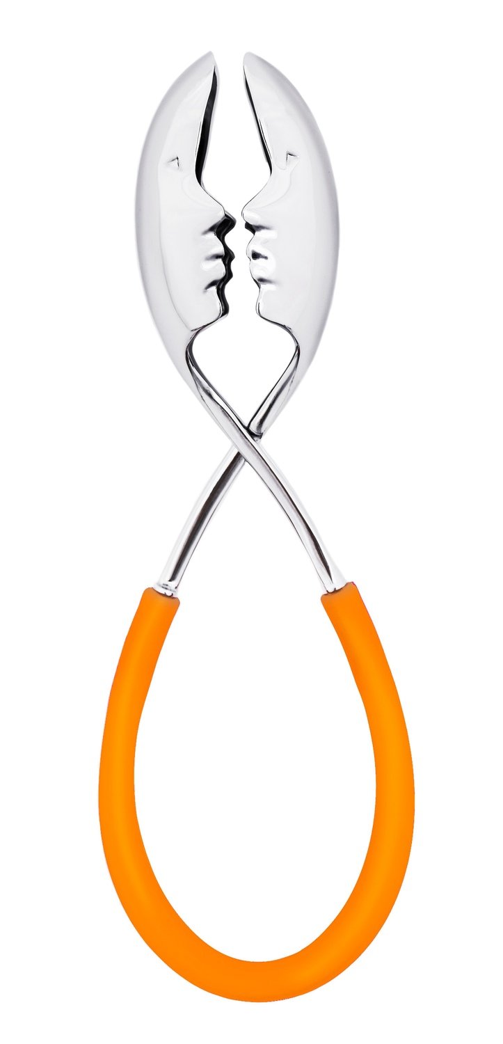 Italian Kiss Me Salad Tong | Silver