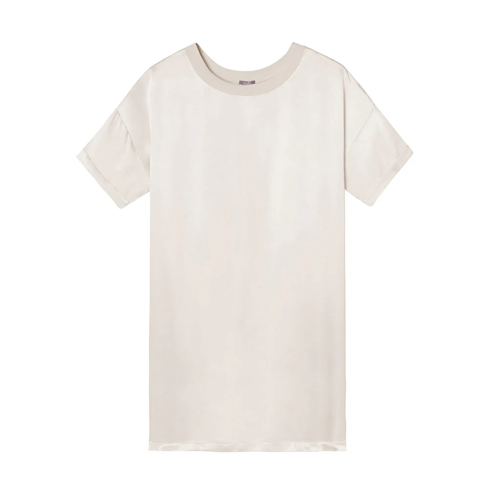 Stoney Satin Crew Neck Dress |