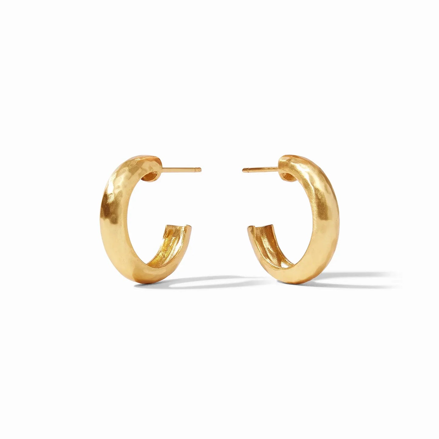 Havana Gold Hoop Earrings | .9in