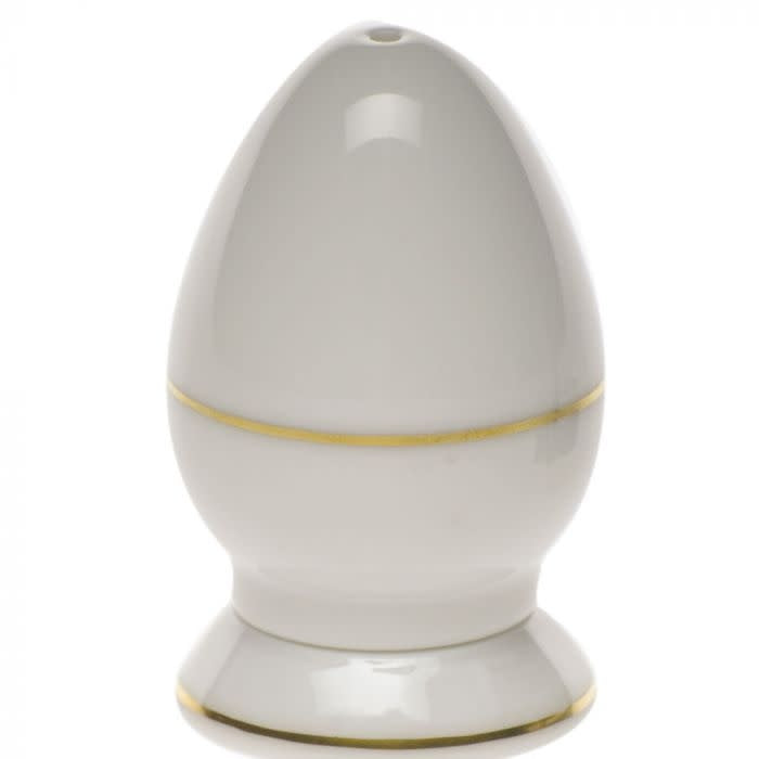 Herend Golden Edge Pepper Shaker Single Hole | 2.5in