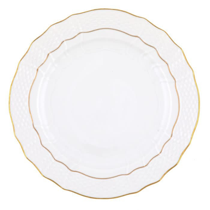 Herend Golden Edge Service Plate | 11in