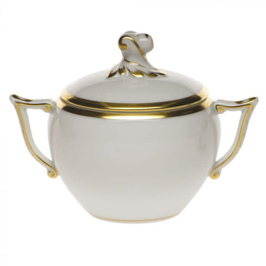 Herend Gwendolyn Covered Sugar With Twist | 5in