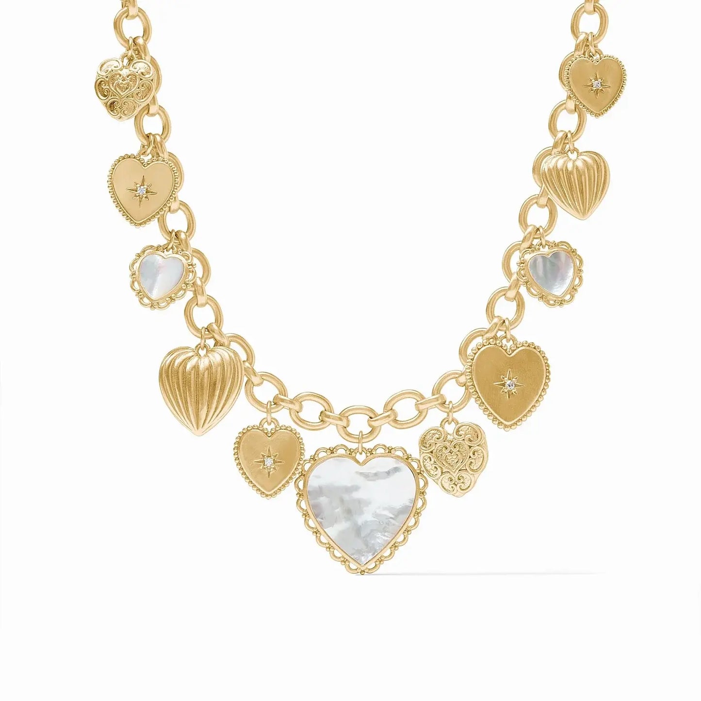 Heart Charm Necklace | 18.5-19in