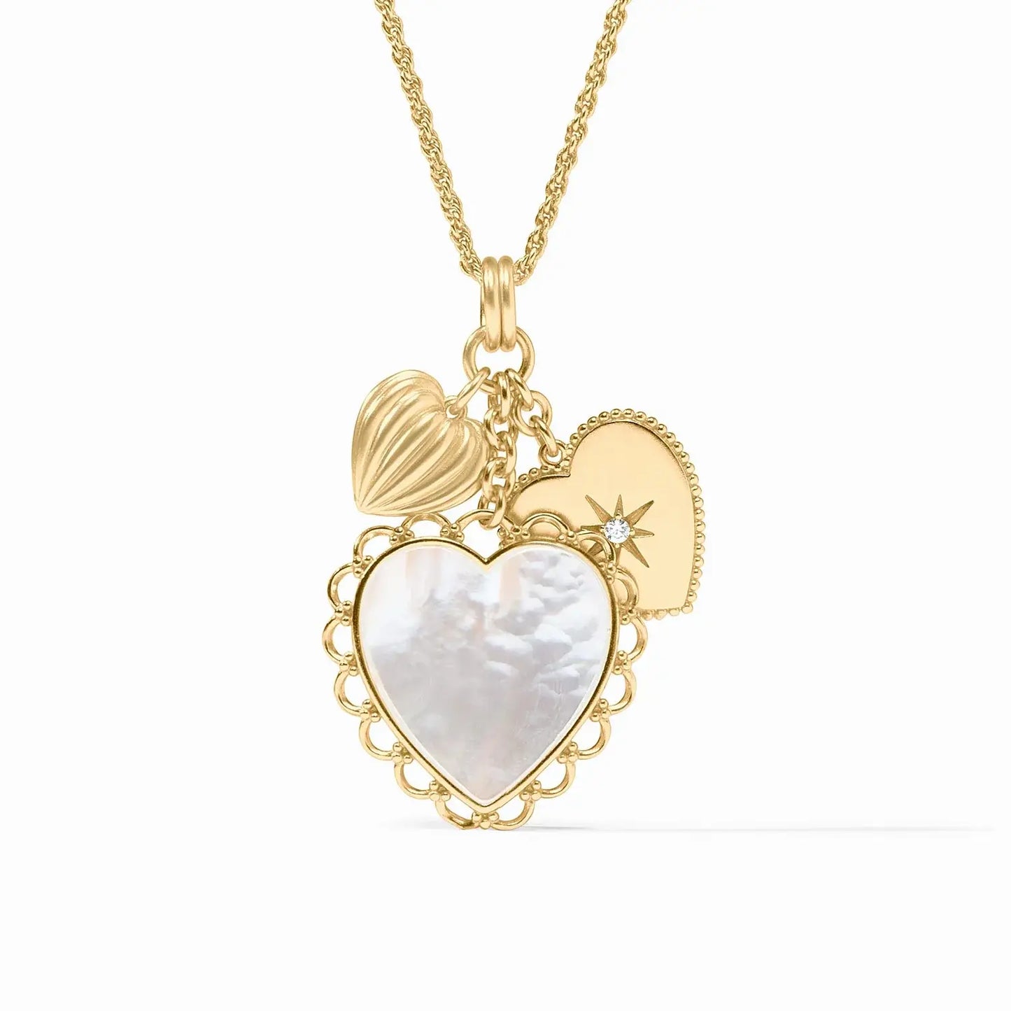 Heart Trie Delicate Necklace | 18in-36in
