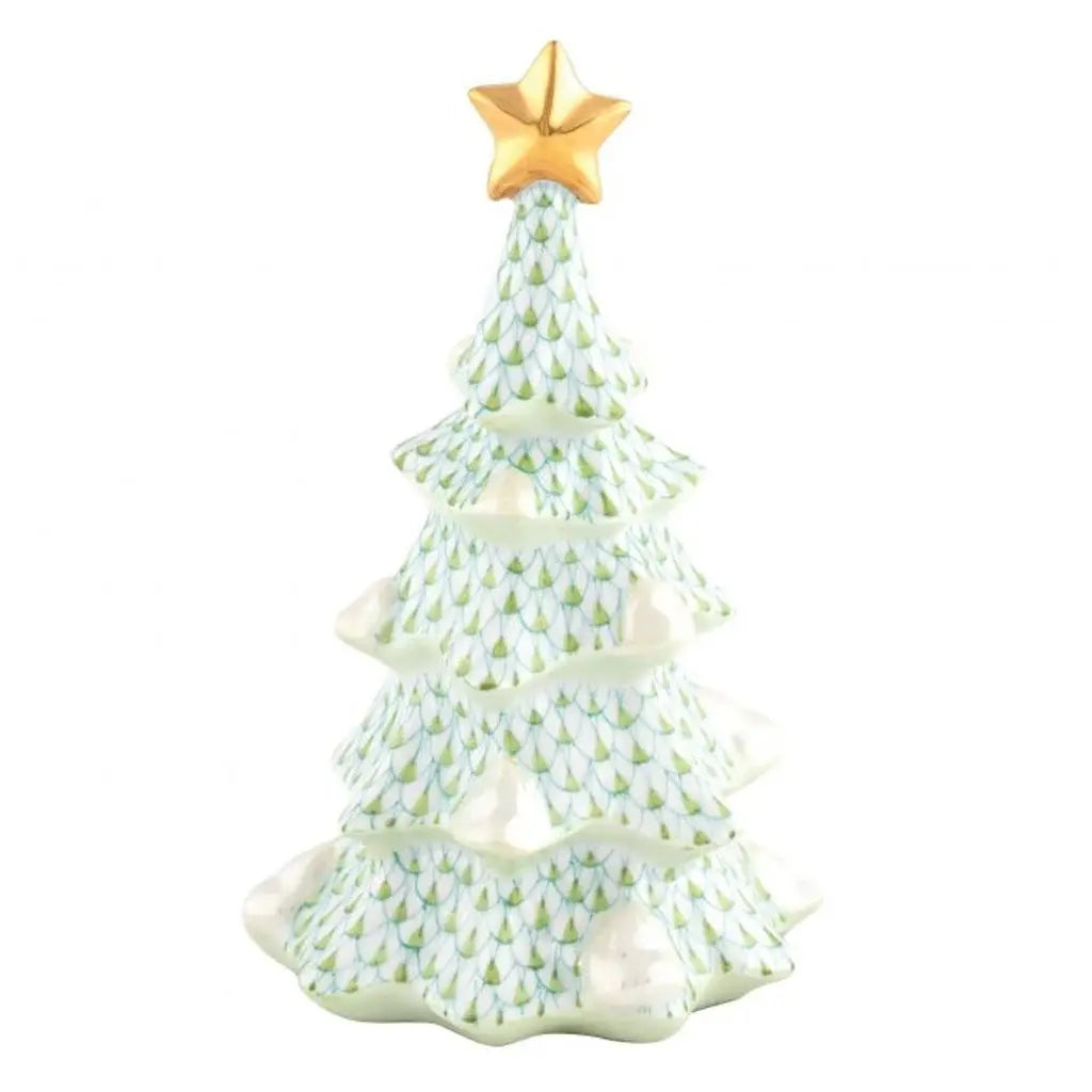 Herend Medium Christmas Tree | 3.25in Key Lime