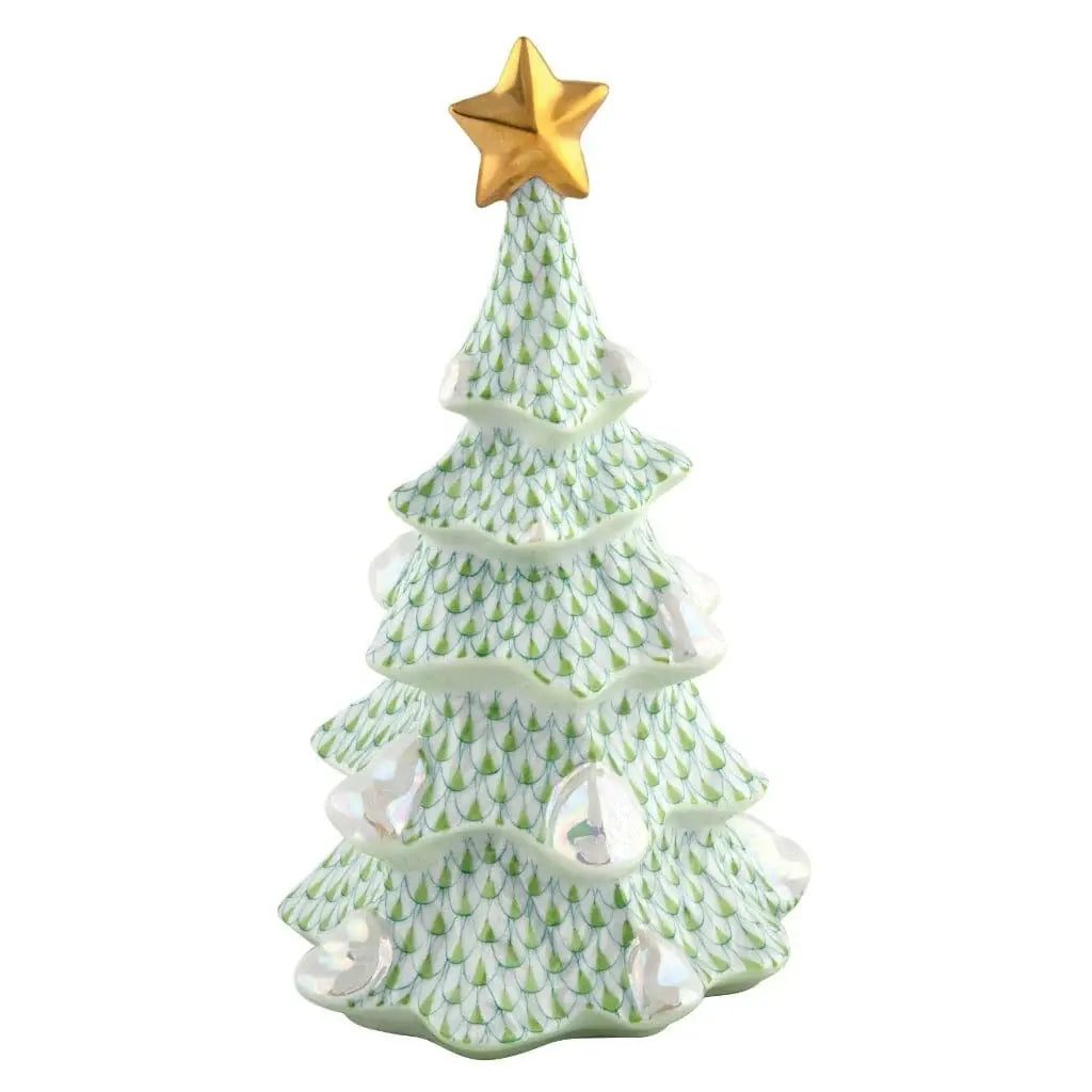Herend Large Christmas Tree | 5in Key Lime