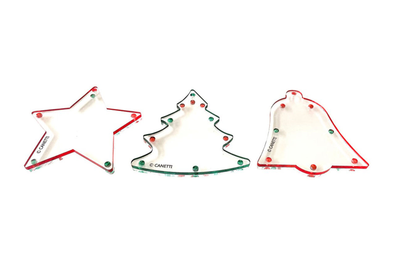 Star, Tree, Bell Frame Ornament