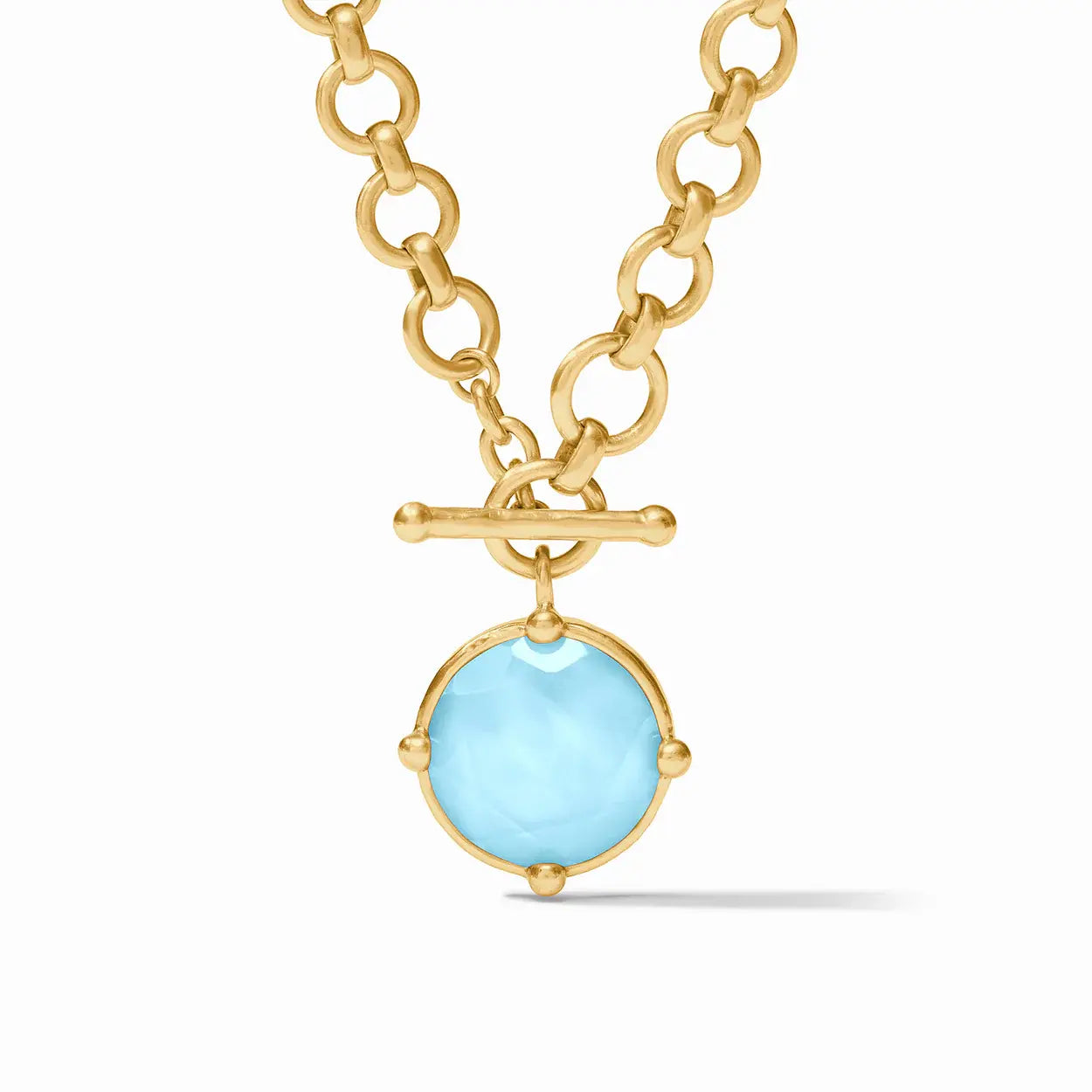 Honeybee Demi Necklace | 19in Chalcedony Blue