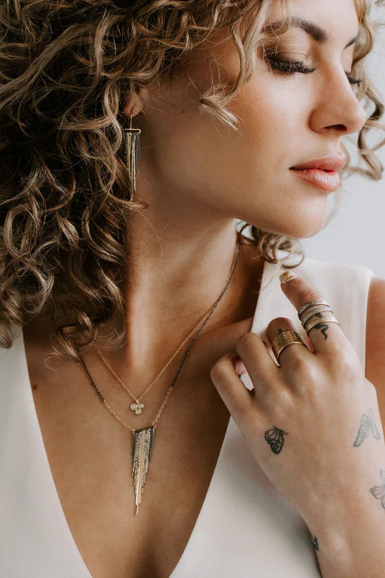 Illuminated Fringe Earrings