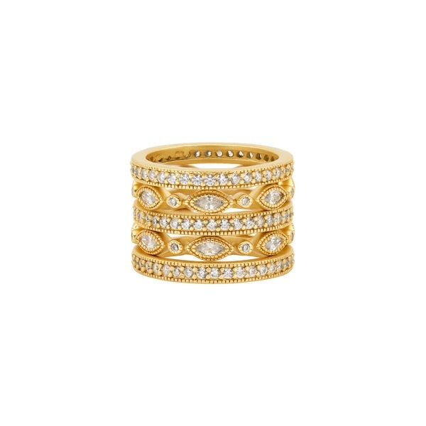 Signature Classic Marquise Eternity Stack Ring, S/5