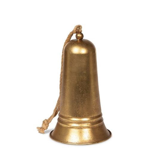 Carillon Antique Gold Metal Bell | 10in