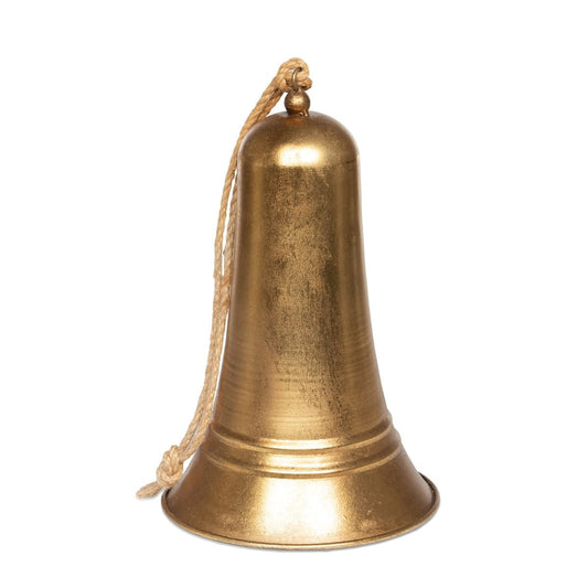 Carillon Antique Gold Metal Bell | 12in