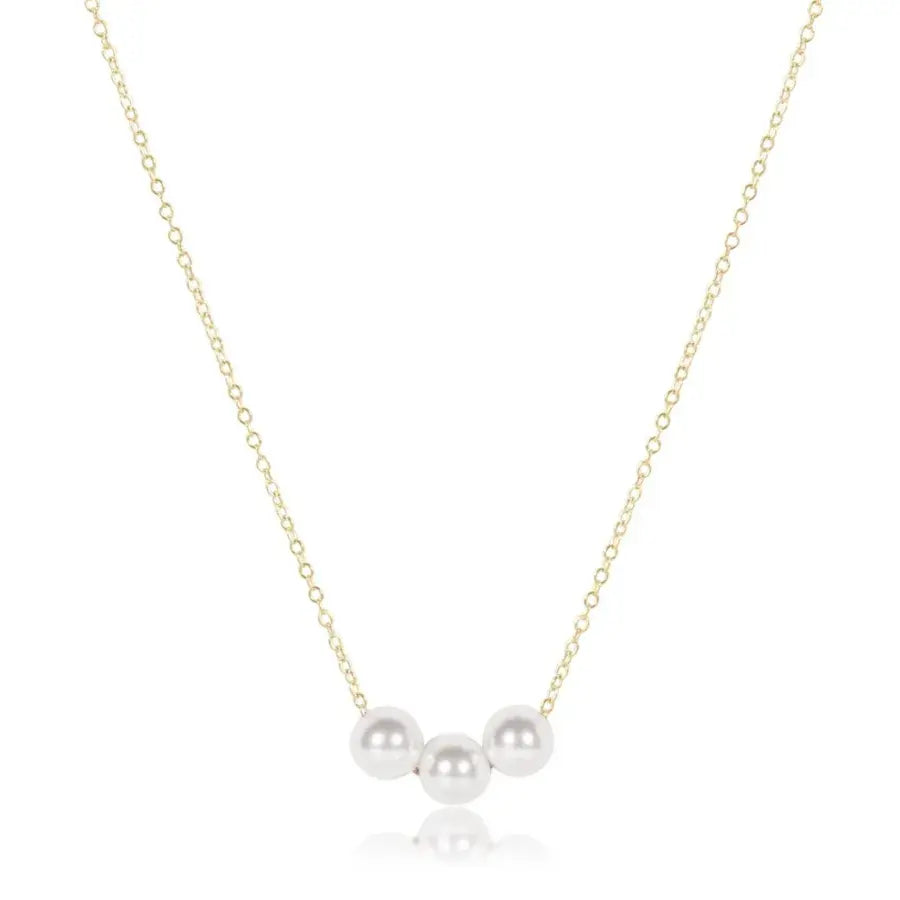 eGirl Joy Pearl Gold Necklace | 14in