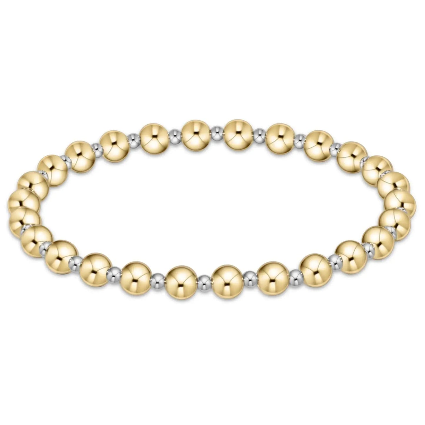 eNewton Extends Classic Grateful Pattern Bead Bracelet | 5mm
