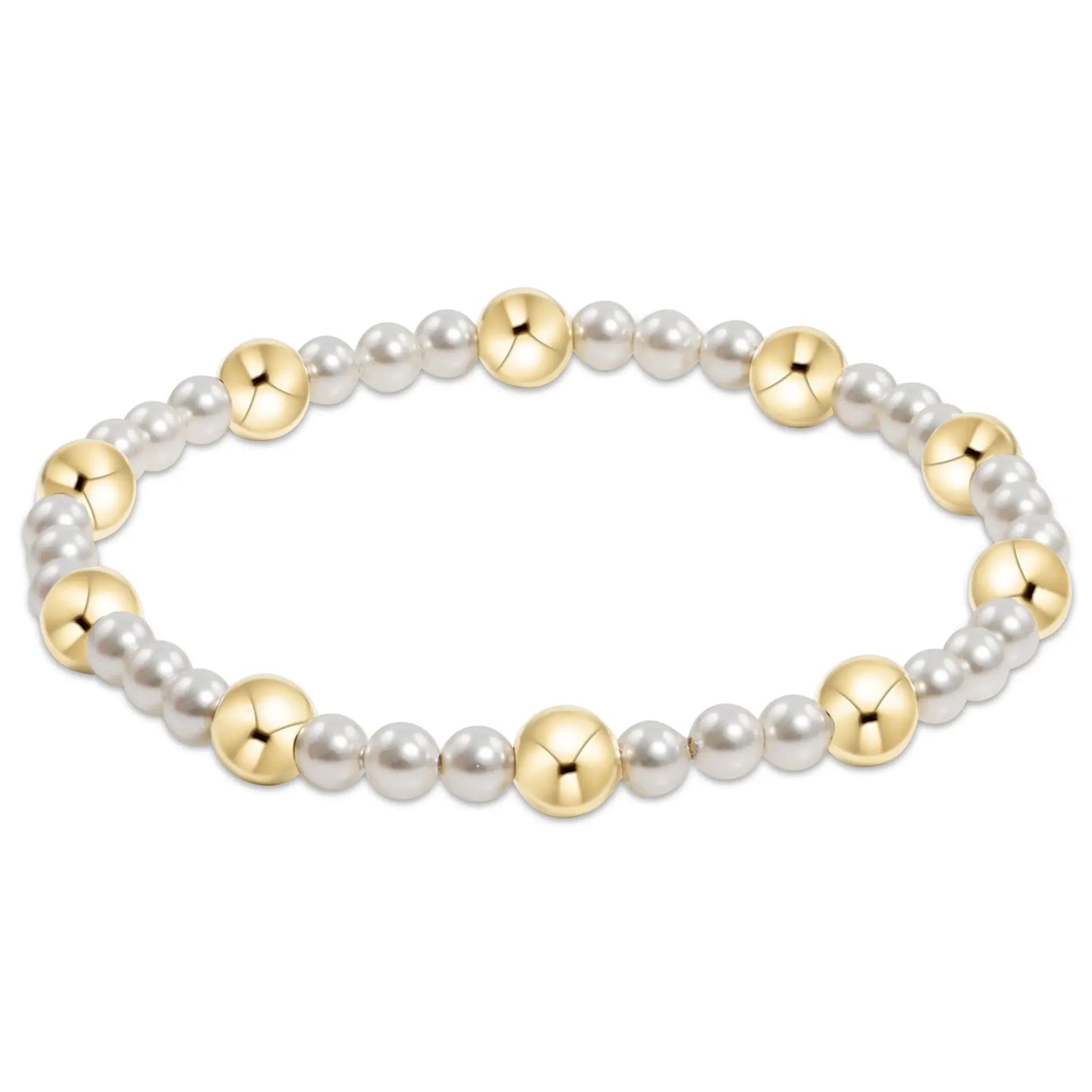 eNewton Pearl Sincerity Bracelet | 4mm + 6mm