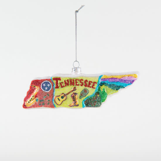 Tennessee Glass Ornament | 6.25in
