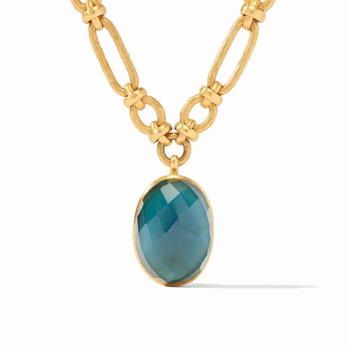 Ivy Statement Ring | Iridescent Peacock Blue