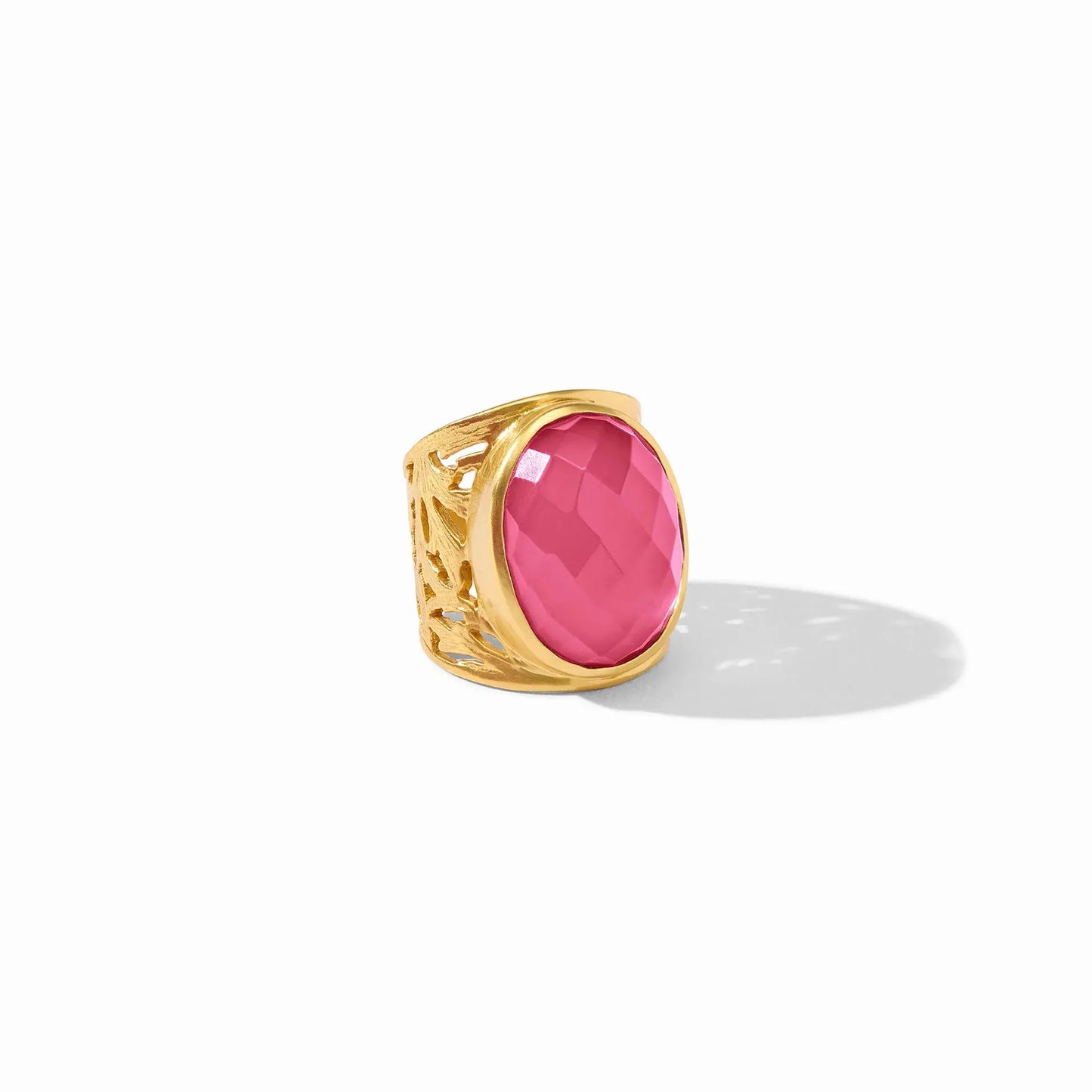 Ivy Statement Ring | S7 Iridescent Raspberry