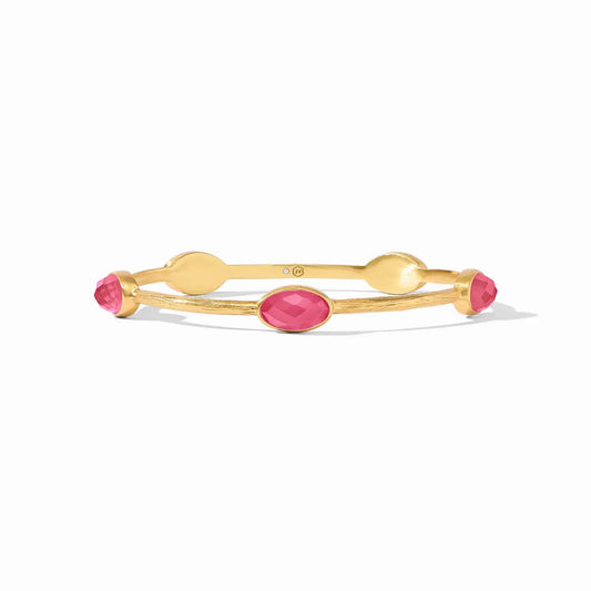 Ivy Stone Bangle | Iridescent Raspberry