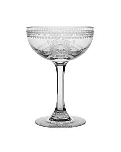 William Yeoward Crystal Pearl Champagne Cocktail Coupe Glass | 6.25in 7oz