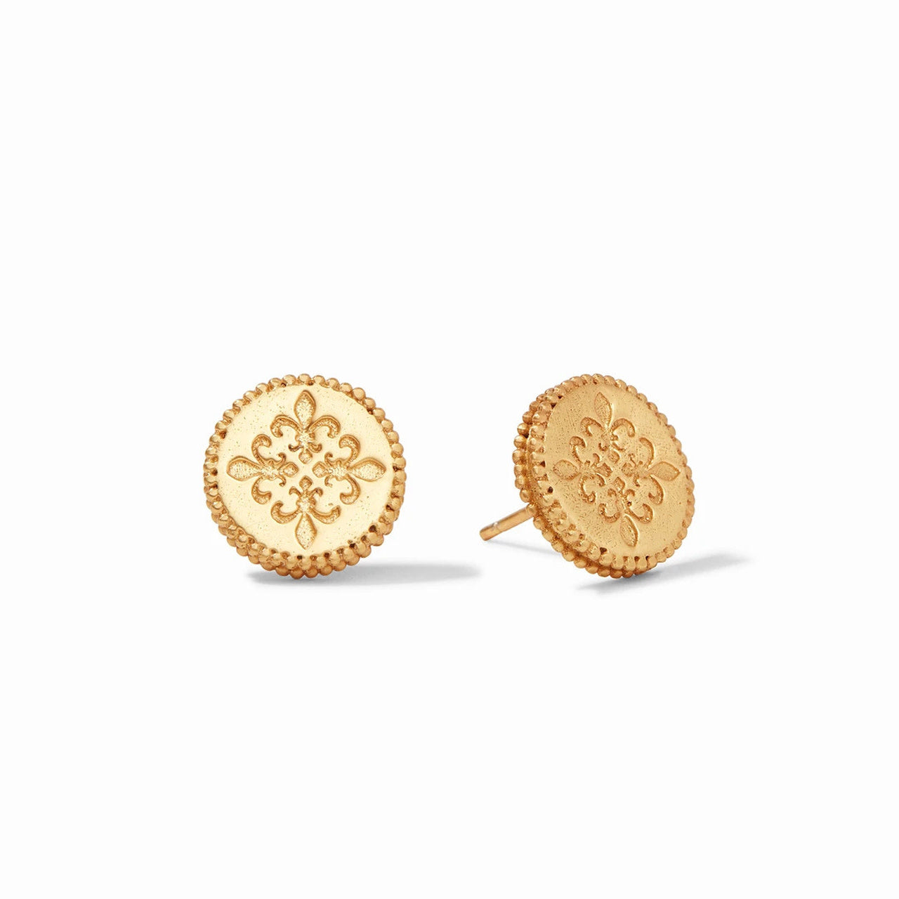 Fleur-de-Lis Stud Gold