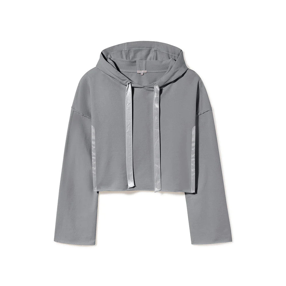 Bianca Satin Inset Hoodie |