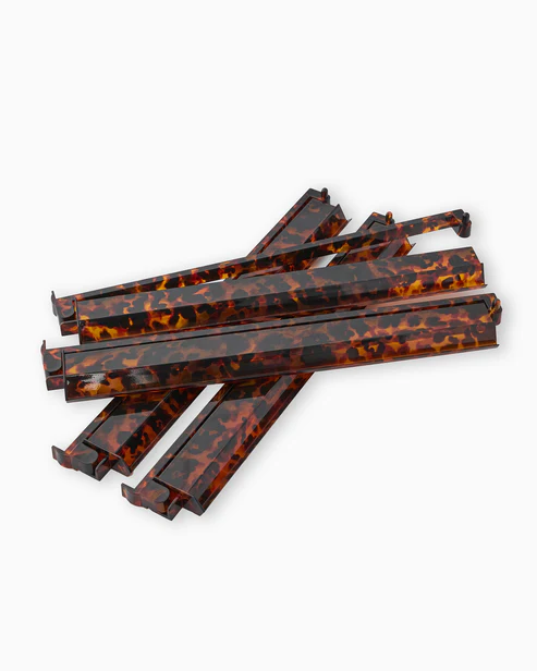 Mahjong Acrylic Rack + Pusher Set | Tortoise Shell