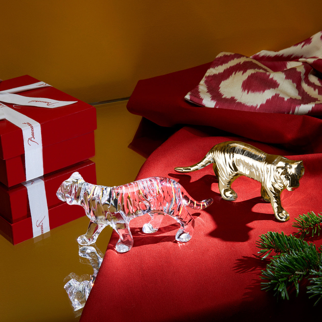 Baccarat Crystal Tiger | Small