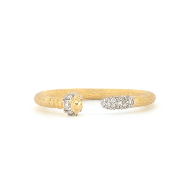 Lisse Diamond Nail Head Open Band