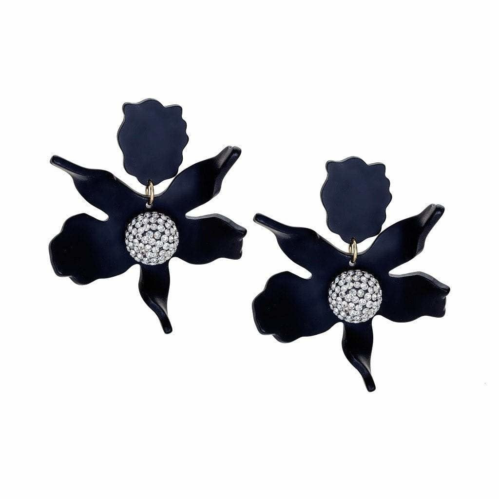 Lele Sadoughi Crystal Lily Earrings