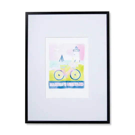 Watercolor Print | Martha's Vineyard Matchbook 5x7in