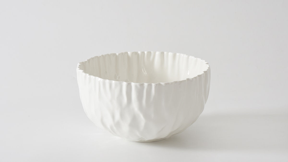 Porcelain Large Bowl | 10x5in