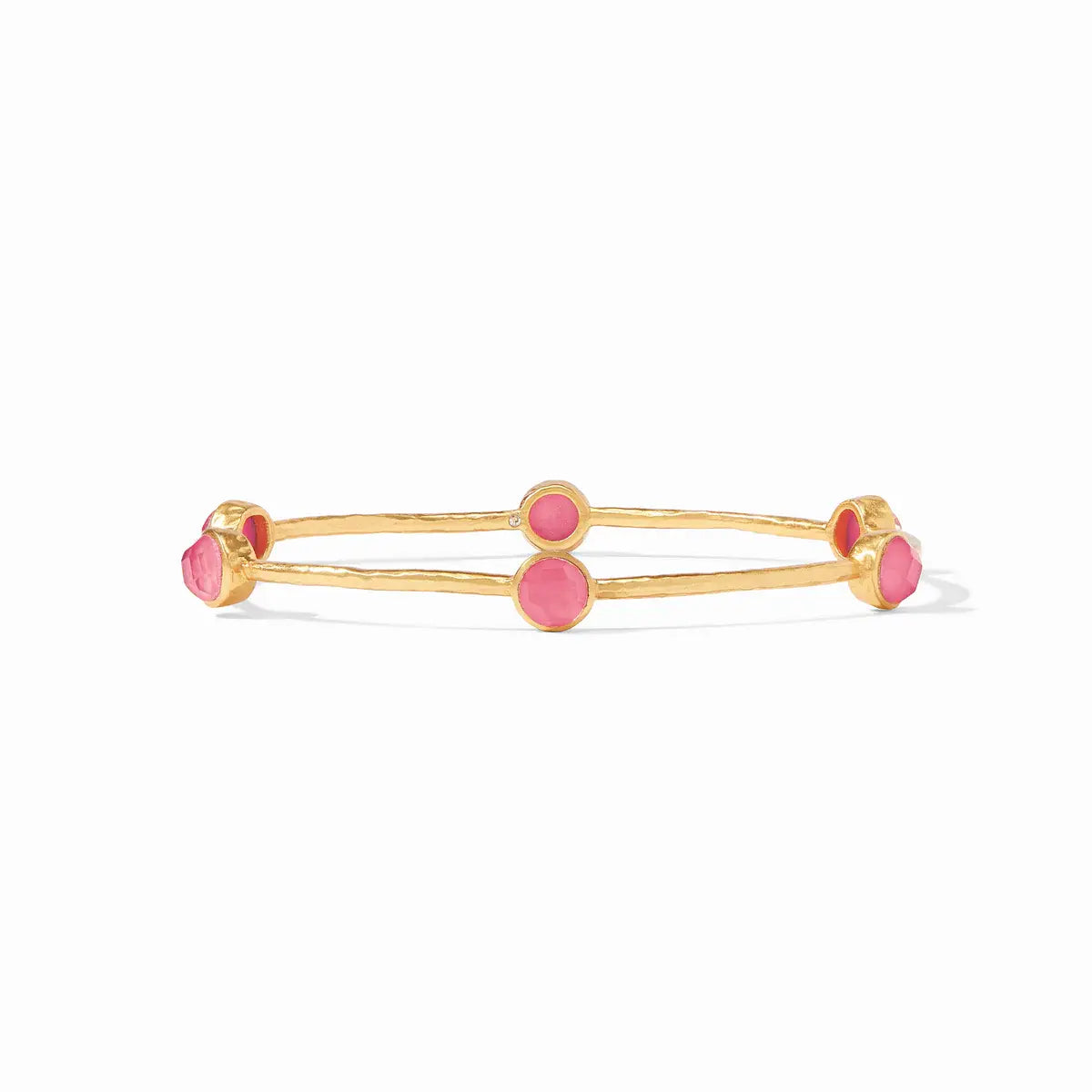 Milano Luxe Bangle-Iridescent Peony Pink-S