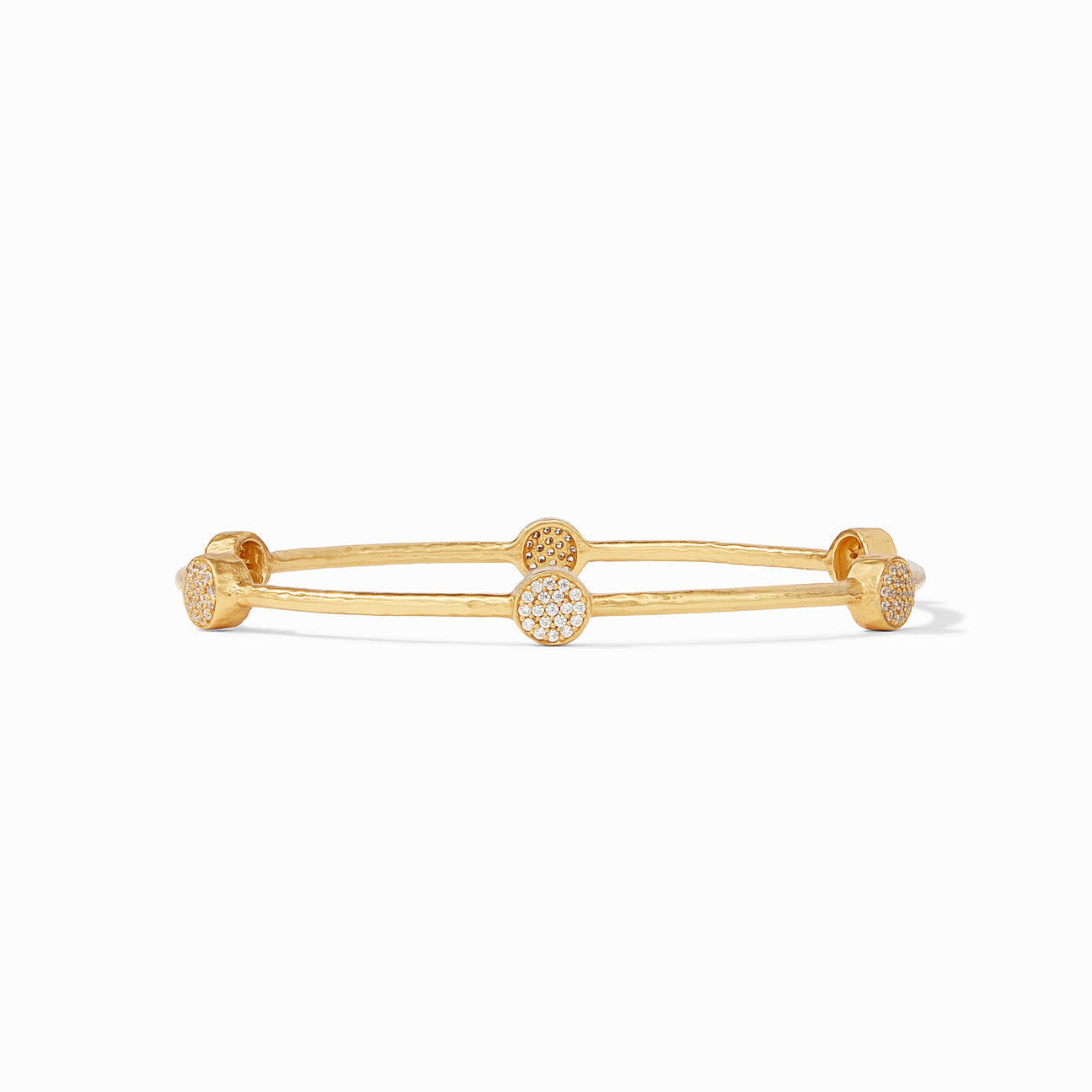 Milano Luxe Bangle-Pave Cubic Zirconia-M