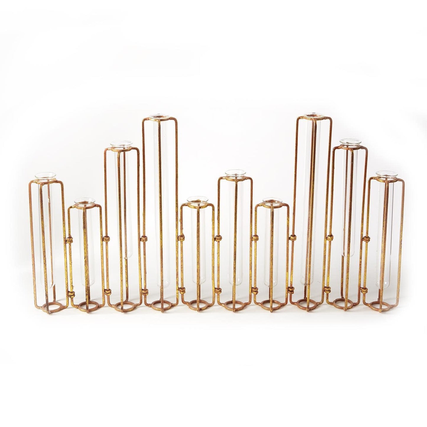 Hinged Flower Vase Gold