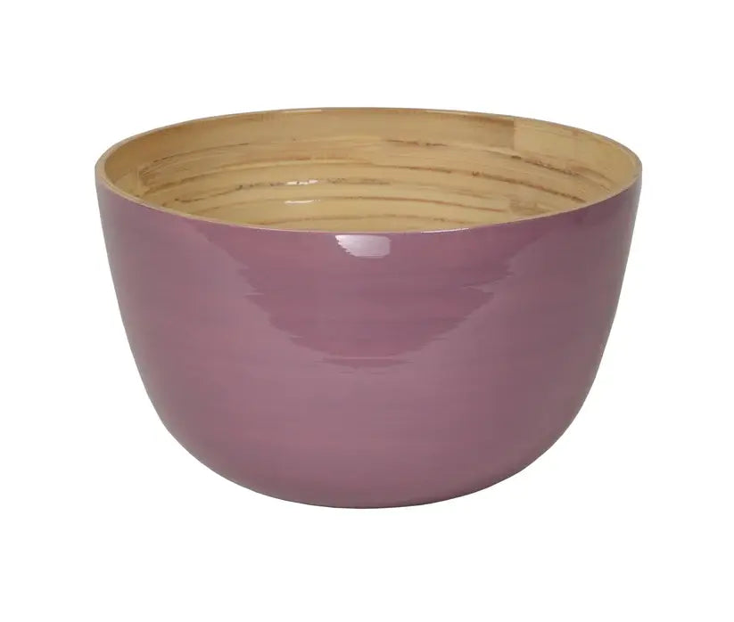 Bamboo Classic Mixing Bowl | 10.2 x 6.2in Mauve
