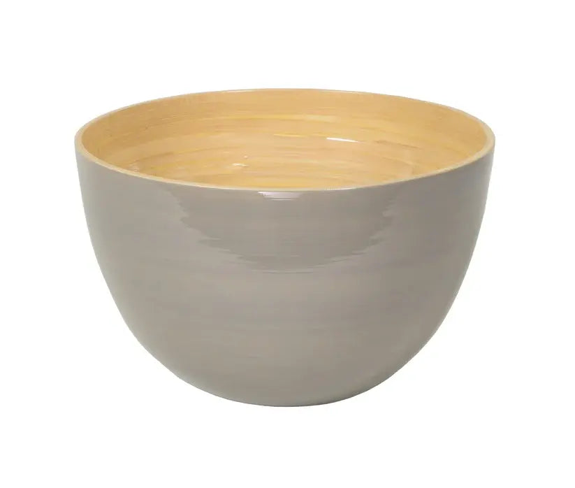 Bamboo Classic Mixing Bowl | 10.2 x 6.2in Nature Grey