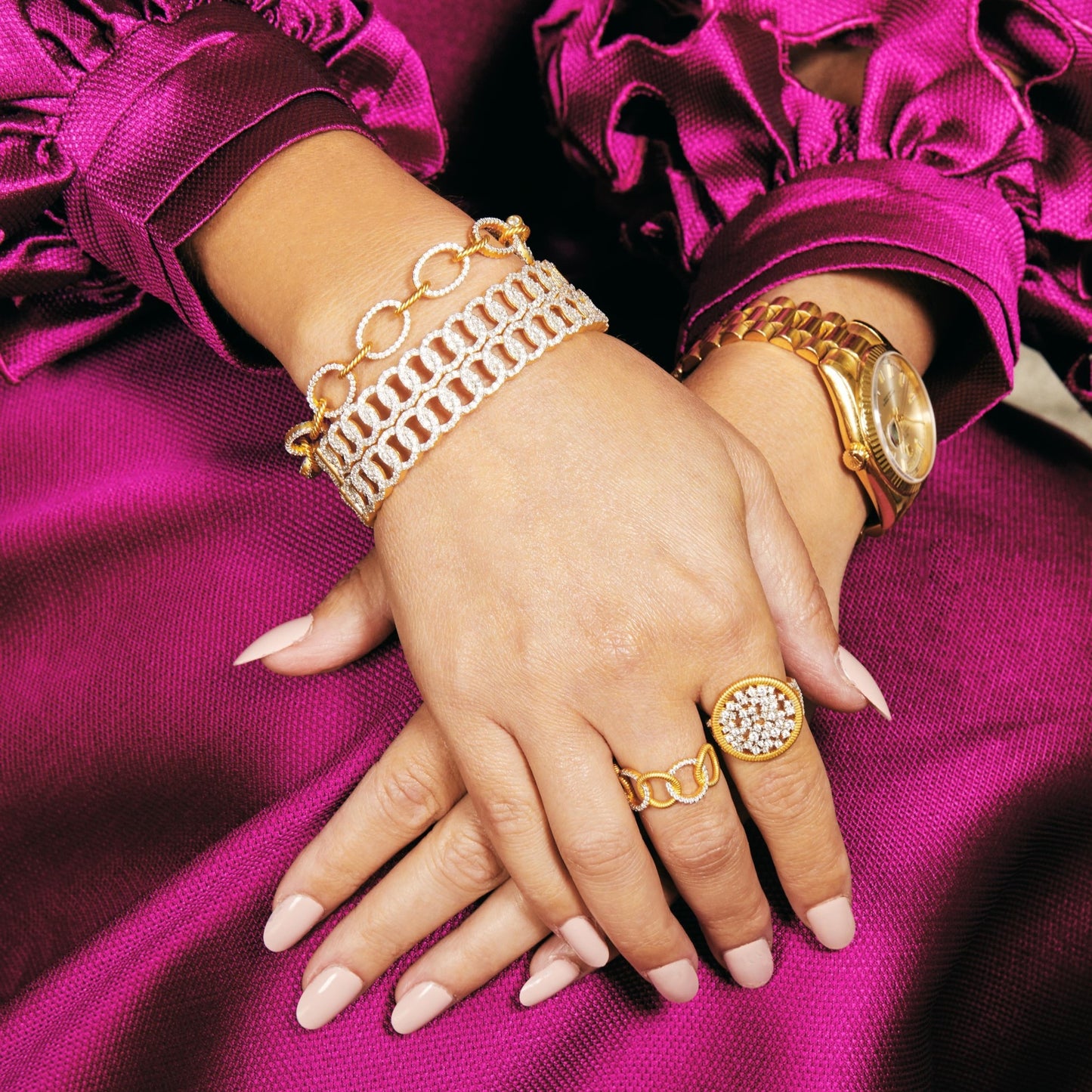 Shining Hope Cocktail Ring