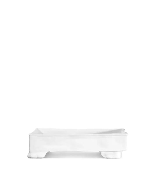 Montes Doggett Handcrafted Pottery Footed Tray No. 1 | 11x8x3.25in