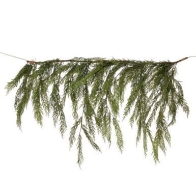 Natural Touch Cedar Dripping Garland | 40 x 27in