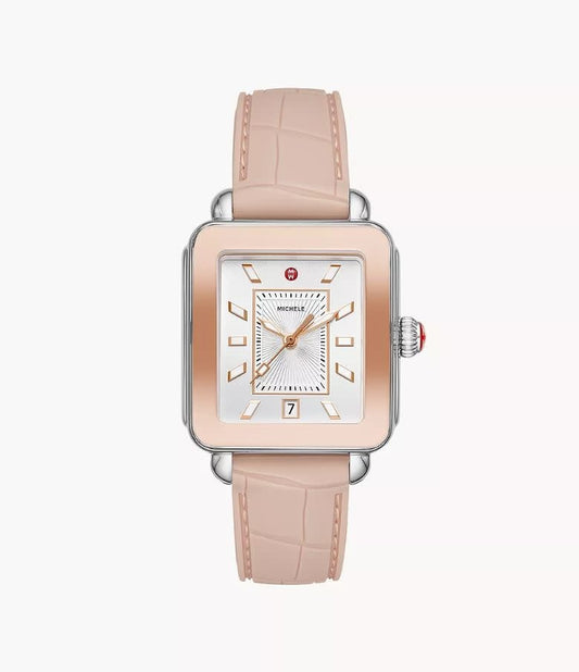 Michele Deco Sport Two-Tone Desert Rose Watch