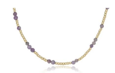 15" Choker Hope Unwritten Gemstone | Amethyst