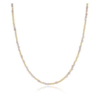 eNewton Hope Unwritten Gemstone Choker Necklace | 15in Labradorite